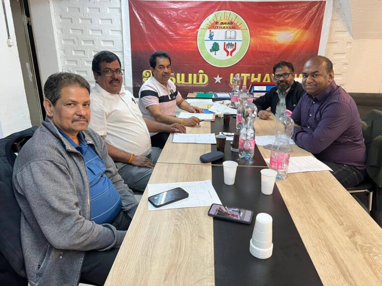 Swiss Uthayam East Organization Management Committee Meeting